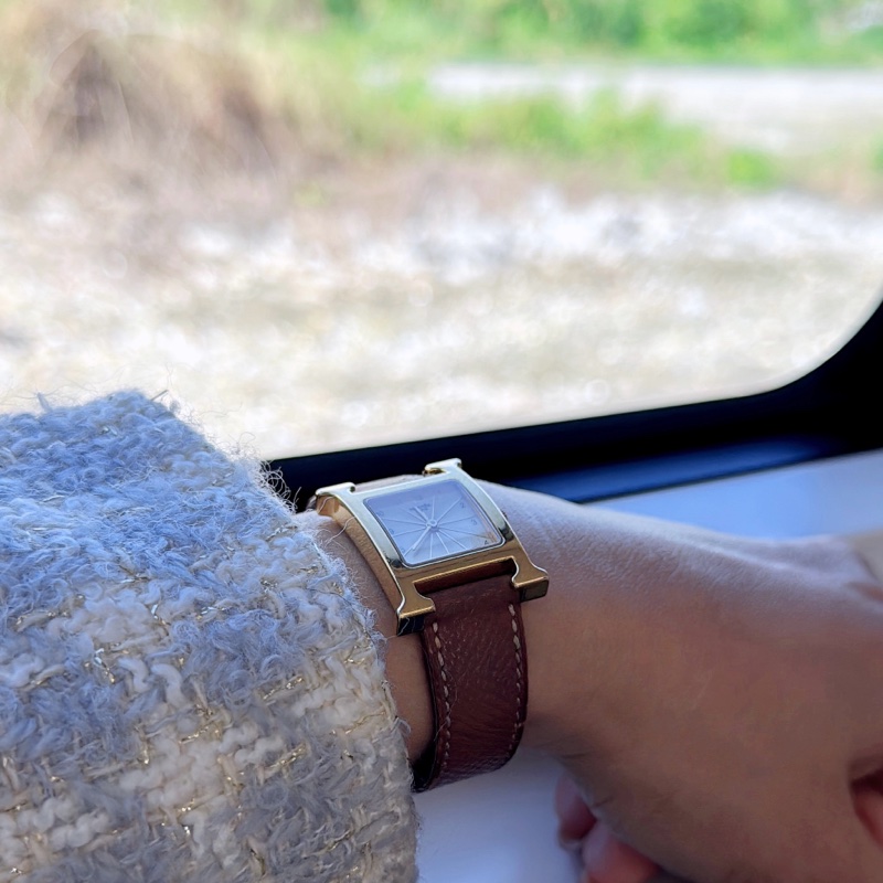 Hermes - Heure H 石英表-鍍金-22