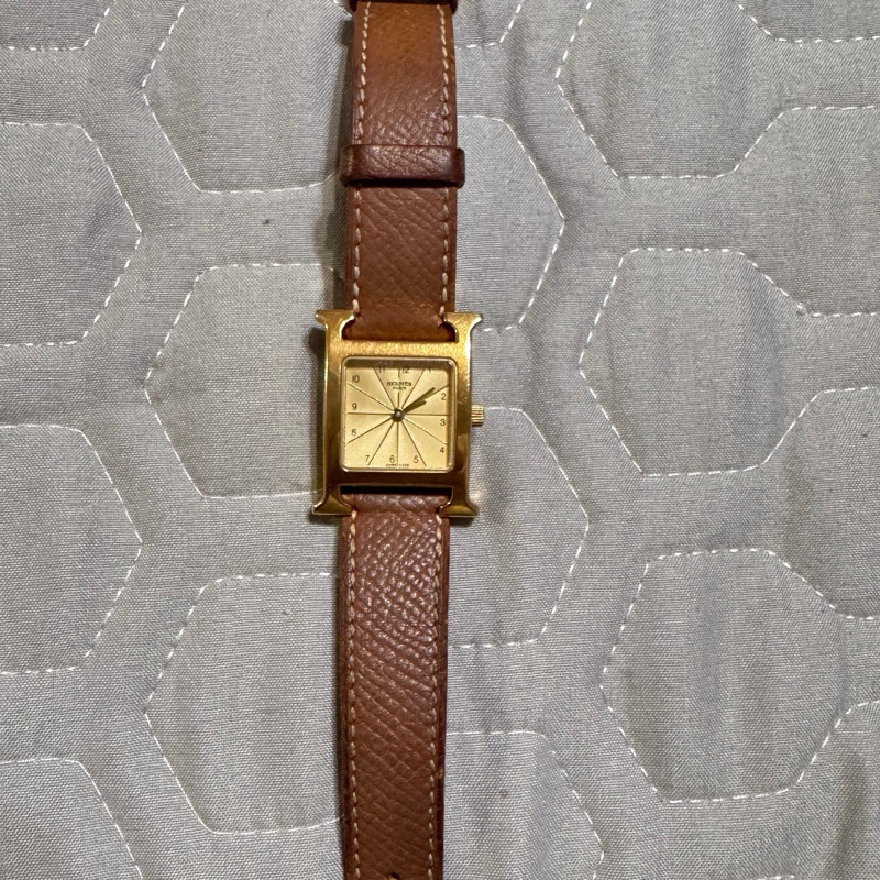 Hermes - Heure H 石英表-鍍金-6
