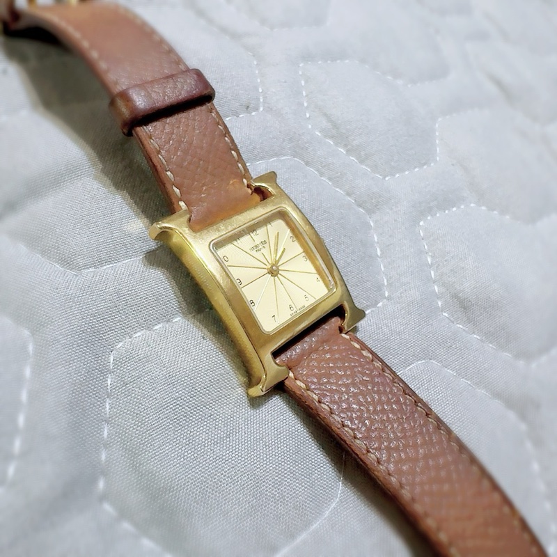 Hermes - Heure H 石英表-鍍金-9