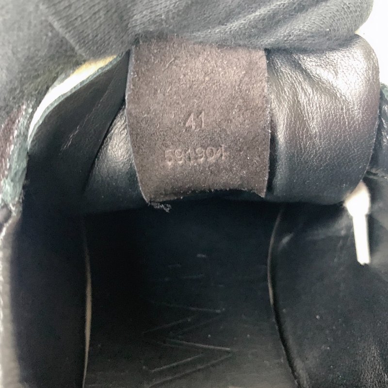 LOEWE 男款黑尼龍皮革芭蕾跑鞋-9