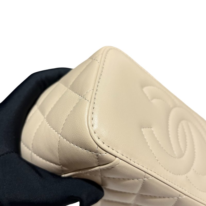 CHANEL BEIGE GHW VANITY WITH HANDLE-4