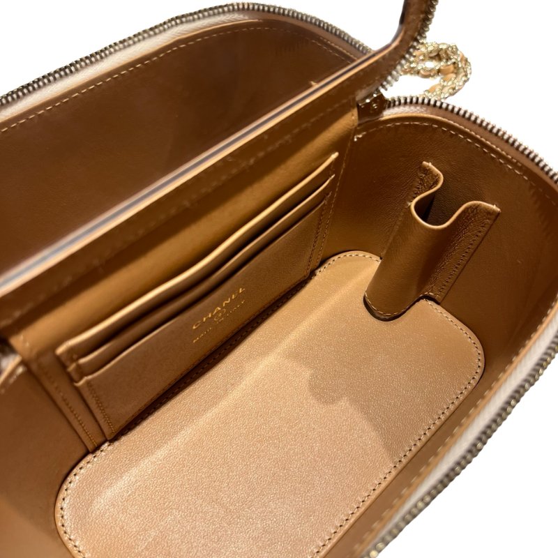 CHANEL BEIGE GHW VANITY WITH HANDLE-6