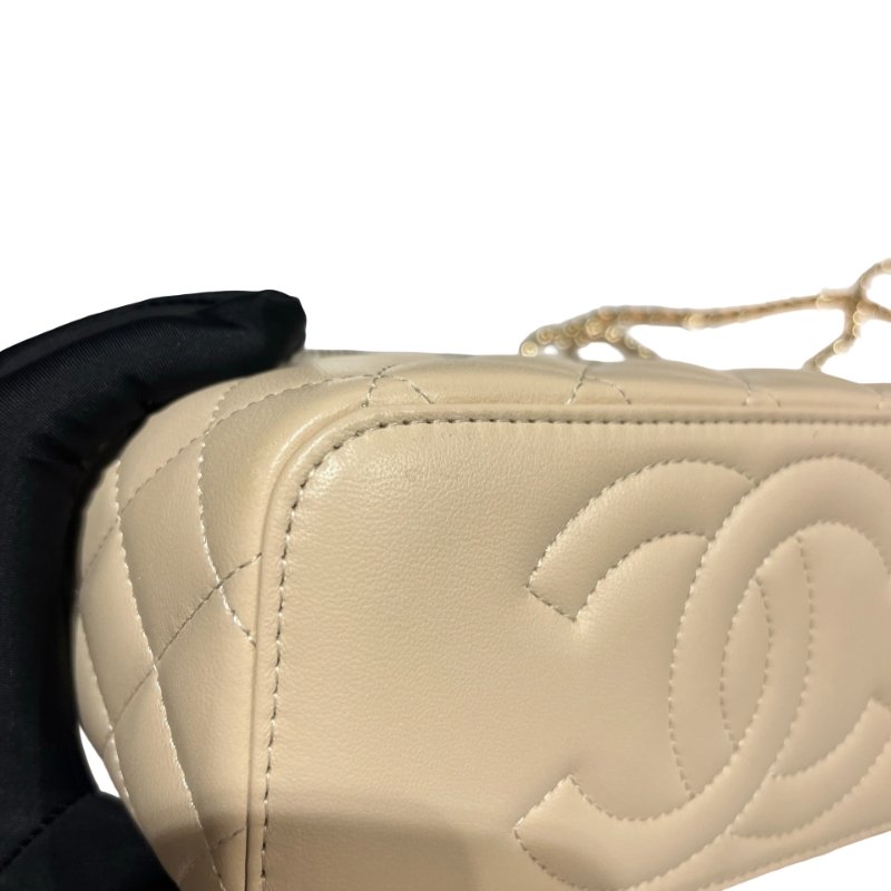 CHANEL BEIGE GHW VANITY WITH HANDLE-7