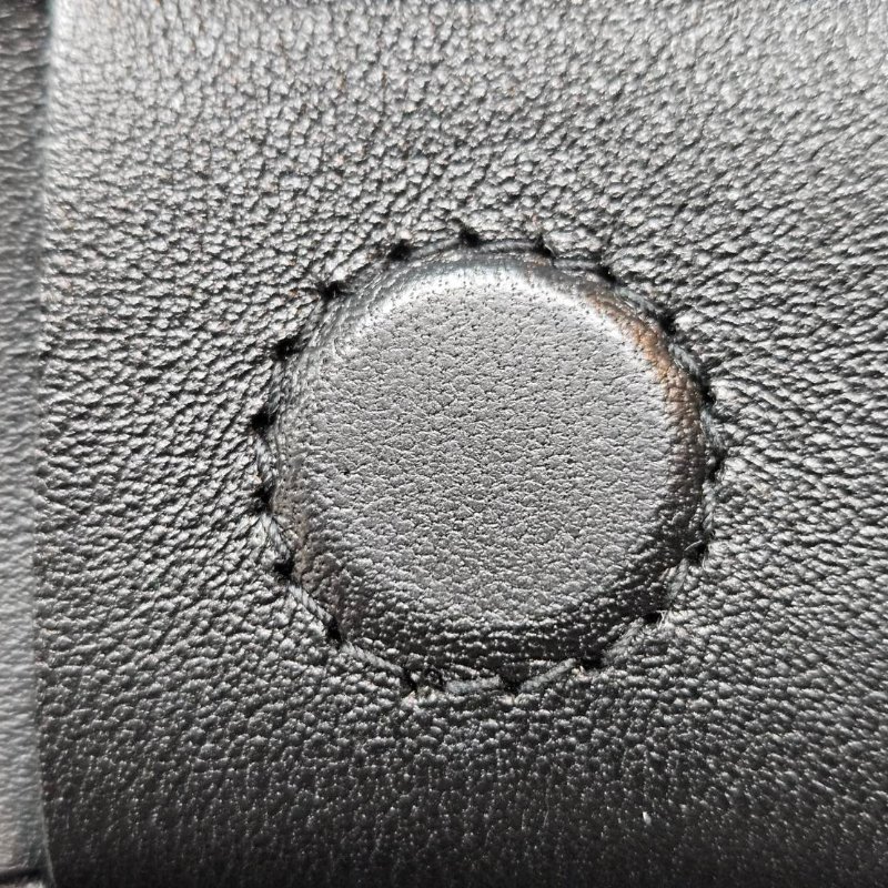 BOTTEGA VENETA mini款大格編織黑色斜背包/小廢包-16