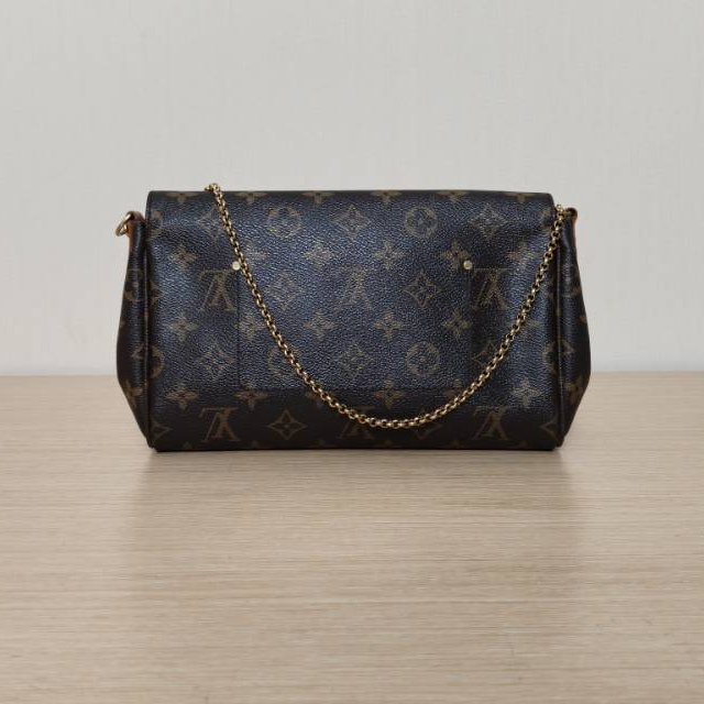 LOUIS VUITTON Favorite小號24老花PVC2015肩背包-2