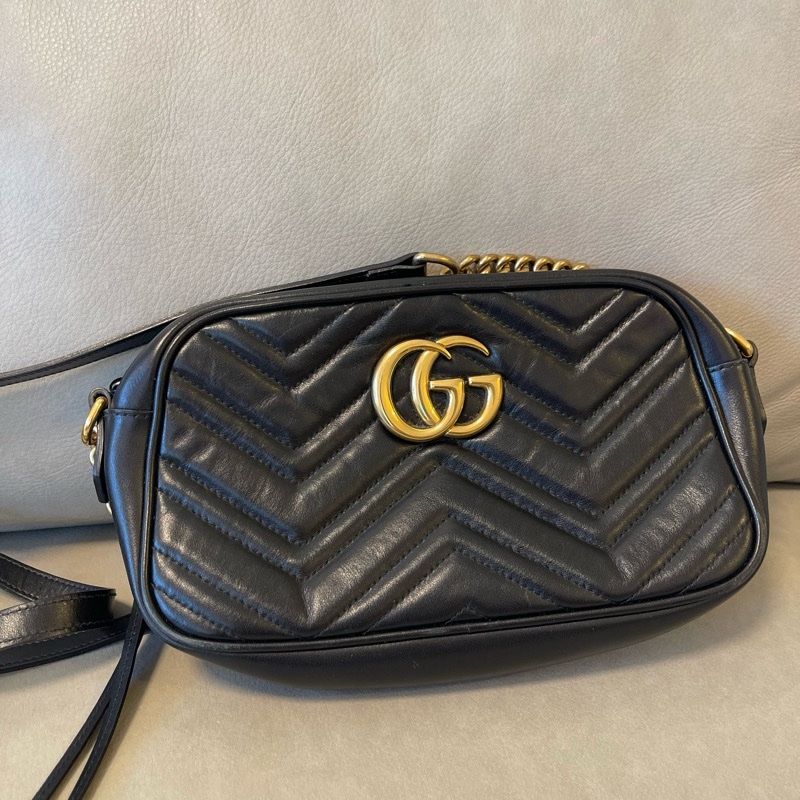 Gucci Marmont 馬夢系列 24cm 相機包-0