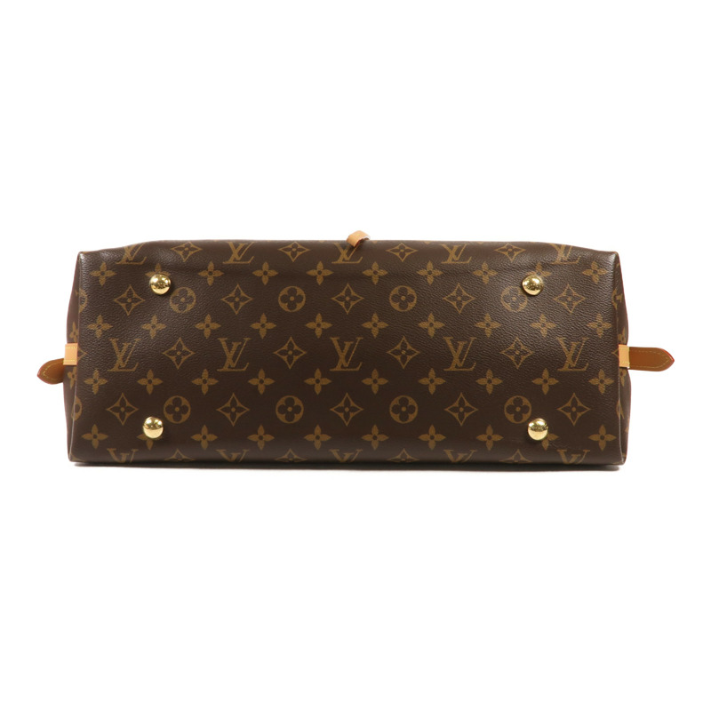 LOUIS VUITTON Monogram Carry All MM金扣肩背袋-3