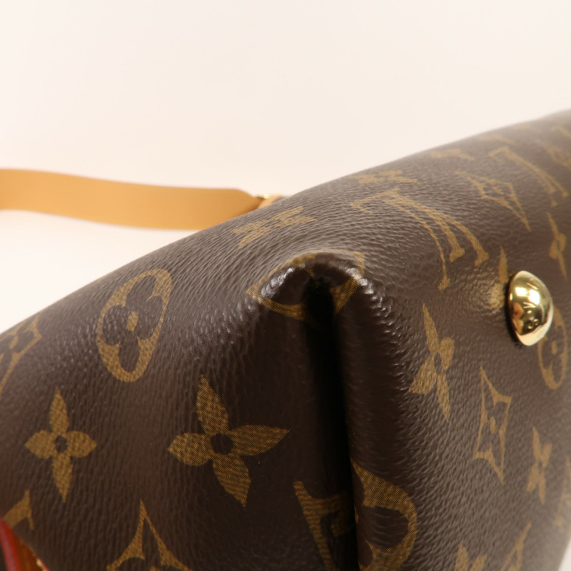 LOUIS VUITTON Monogram Carry All MM金扣肩背袋-7