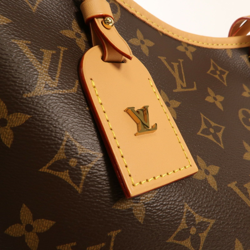 LOUIS VUITTON Monogram Carry All MM金扣肩背袋-9