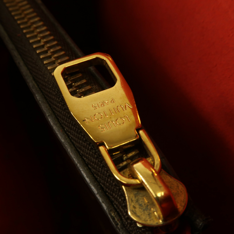 LOUIS VUITTON Monogram Neo Noe Bucket Bag金扣肩背袋Coquelicot-13