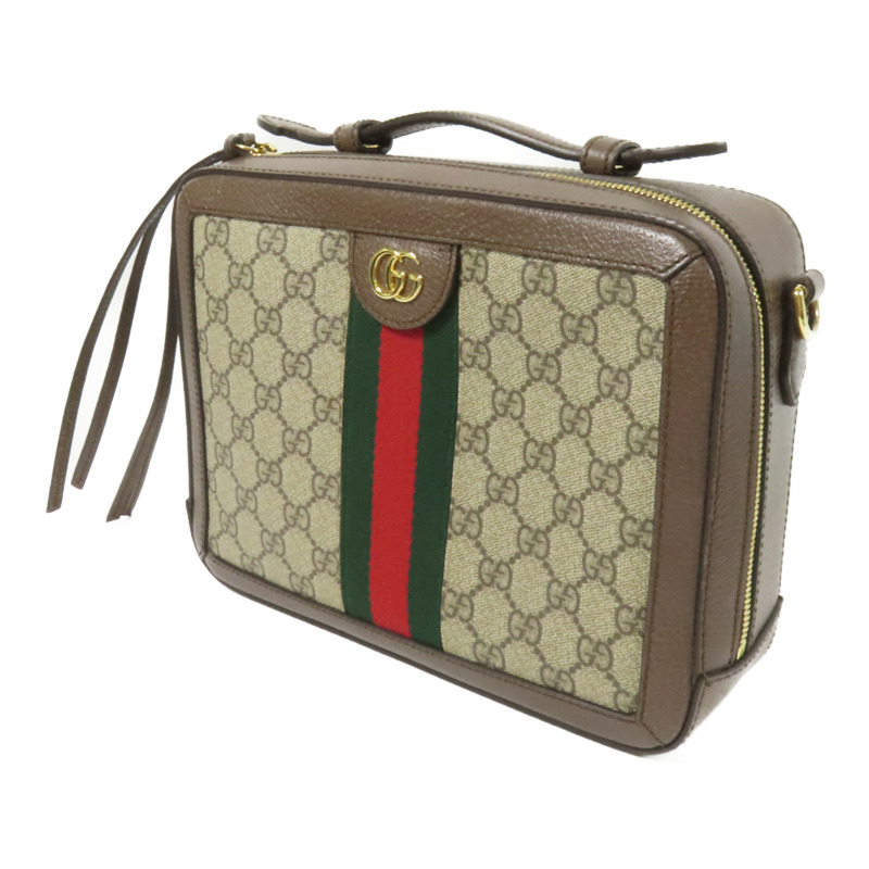 GUCCI 塗層帆布GG Ophidia金扣手挽肩背兩用袋-2