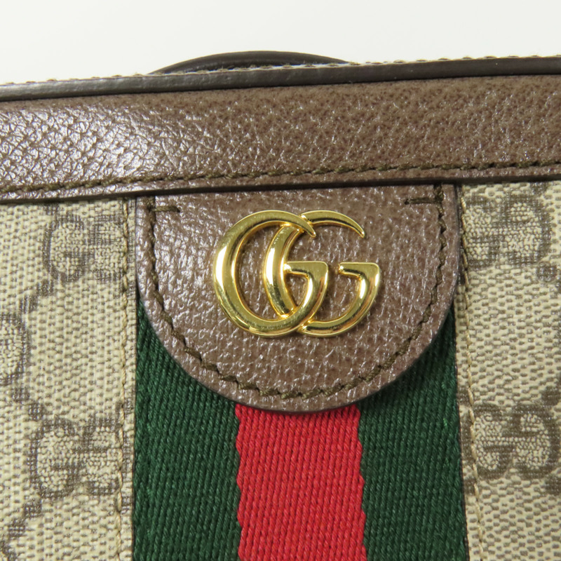 GUCCI 塗層帆布GG Ophidia金扣手挽肩背兩用袋-7