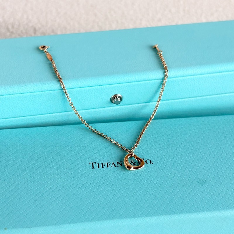 Tiffany 愛心手鍊 18K玫瑰金
鏈長18cm-0