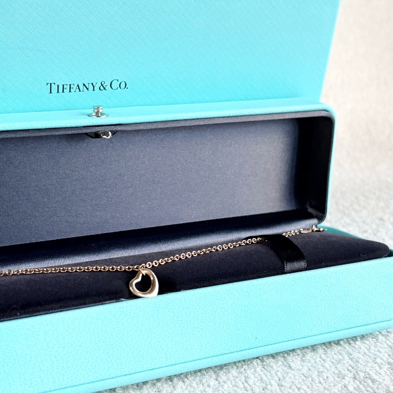 Tiffany 愛心手鍊 18K玫瑰金
鏈長18cm-2