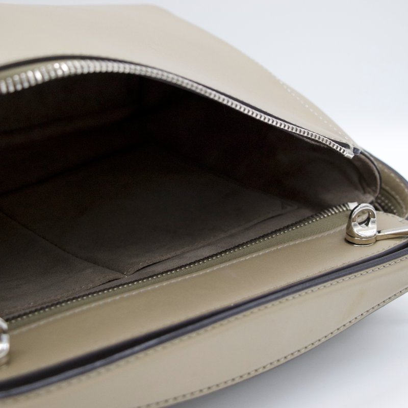 Fendi 芬迪 DOT COM 牛皮 米灰色 兩用 肩背包 手提包 8BN293-12