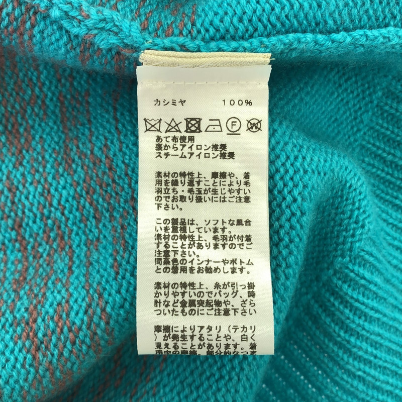 HERMES 羊毛衫 針織衫 羊絨 藍色 二手 女款 S 碼-5