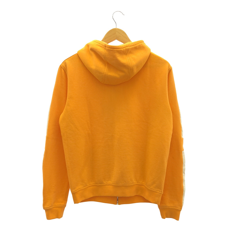 HERMES 連帽外套 拉鍊 棉質 橘色 二手 女款 S 碼-1