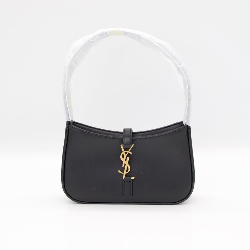 【🌟全🌟新🌟品🌟】Saint Laurent 聖羅蘭 LE 5 À 7 黑色 牛皮革 HOBO 迷你 手袋 手提包 單肩包-2