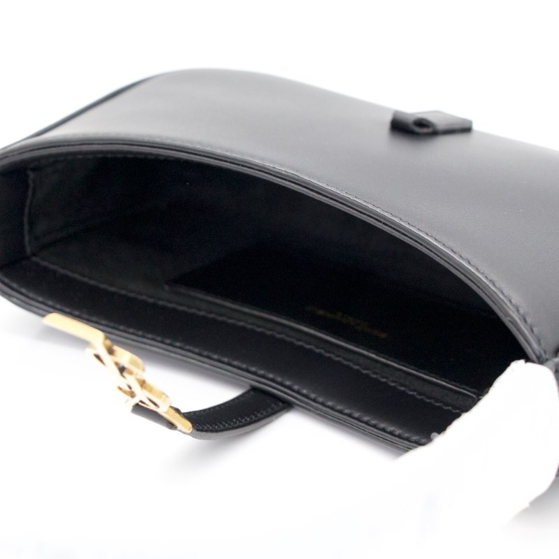 【🌟全🌟新🌟品🌟】Saint Laurent 聖羅蘭 LE 5 À 7 黑色 牛皮革 HOBO 迷你 手袋 手提包 單肩包-7