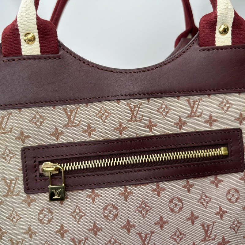 LV Catherine單寧手提托特包-8