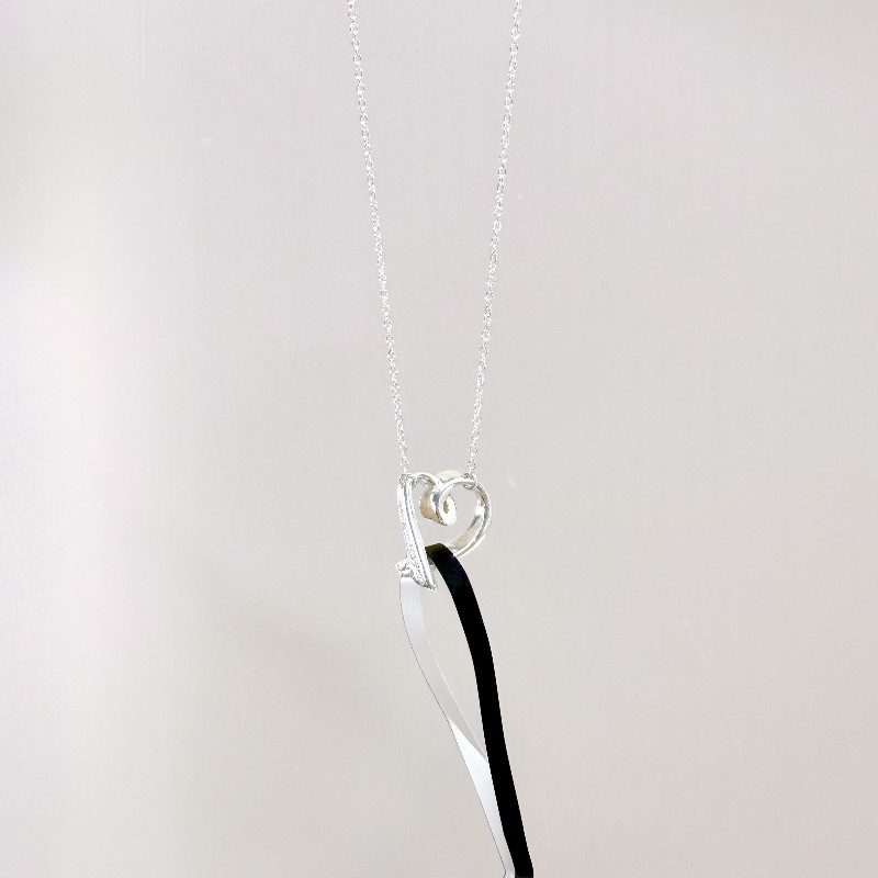 Tiffany & CO. Paloma Picasso 愛心項鍊 鏈長43cm 925銀-1