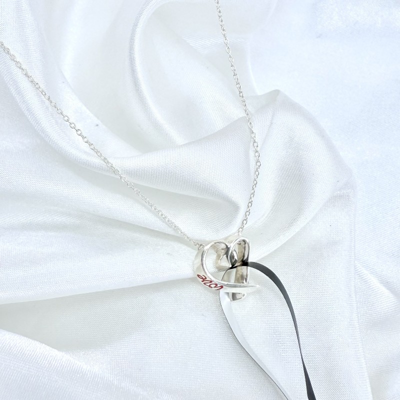 Tiffany & CO. Paloma Picasso 愛心項鍊 鏈長43cm 925銀-3