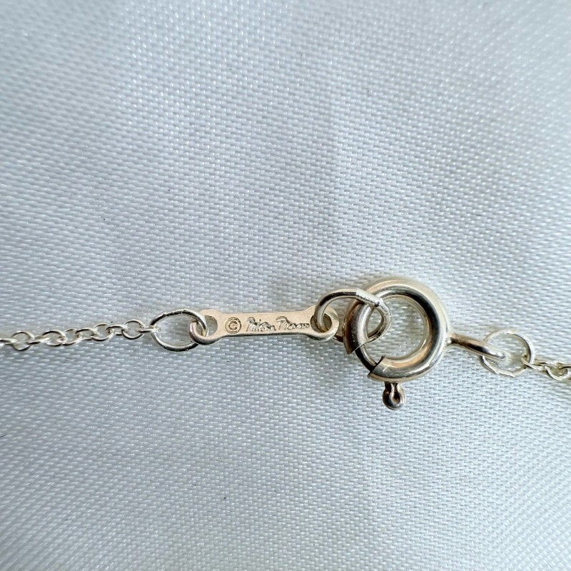 Tiffany & CO. Paloma Picasso 愛心項鍊 鏈長43cm 925銀-5