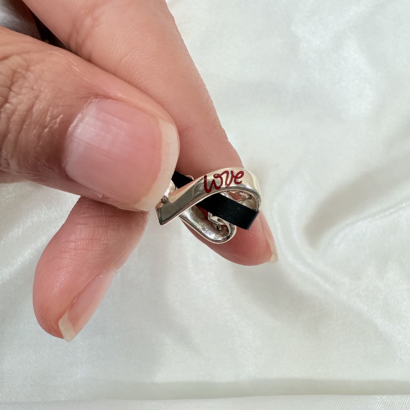 Tiffany & CO. Paloma Picasso 愛心項鍊 鏈長43cm 925銀-8