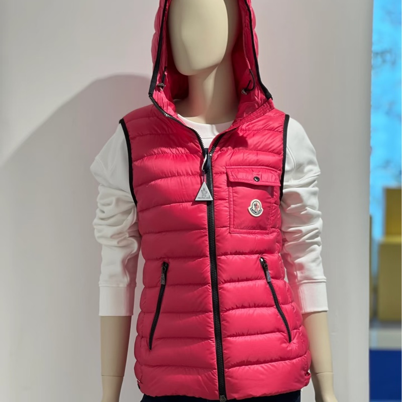 Moncler 經典羽絨背心(女) 偏桃紅色|秋冬時尚穿搭|限時特價🉐-0
