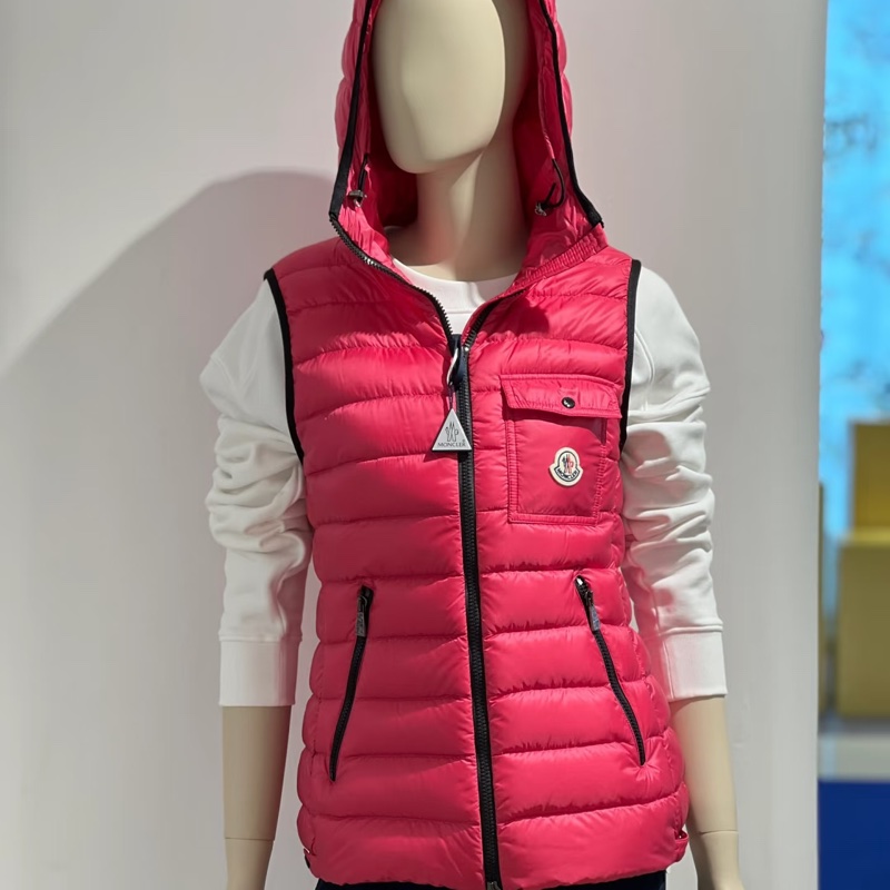 Moncler 經典羽絨背心(女) 偏桃紅色|秋冬時尚穿搭|限時特價🉐-5