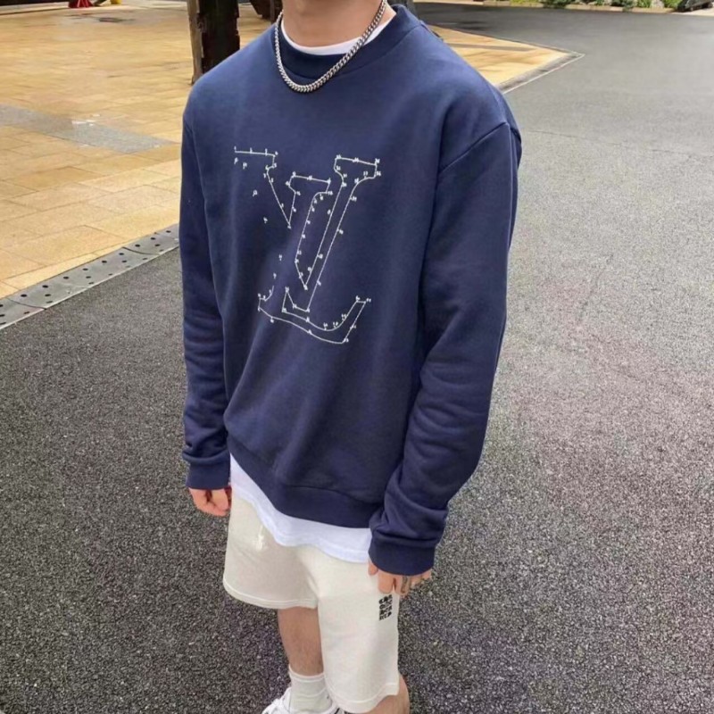 莉亞精品♡LV 深藍色星座元素衛衣 尺碼XS 近新閒置-1