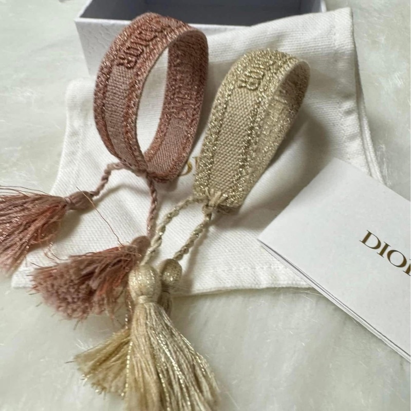 Dior J’adior 經典編織手環 一對疊戴很美-2