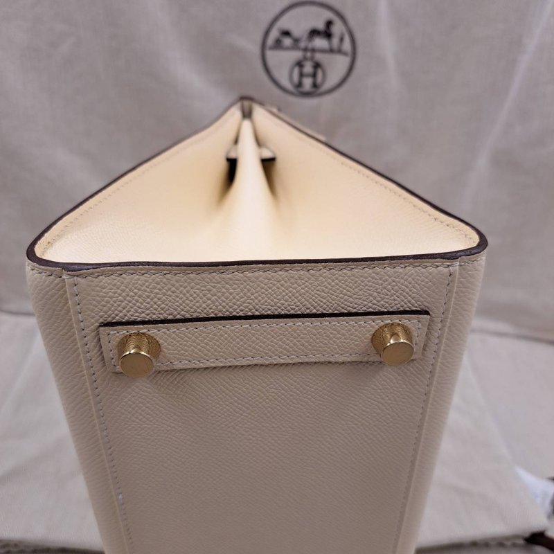＊金選名店＊HERMES＊Birkin 25 epsom 0T Mushroom 蘑菇白-2