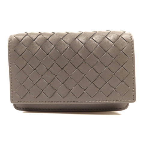 BOTTEGA VENETA 牛皮皮革Card Case銀扣卡片套