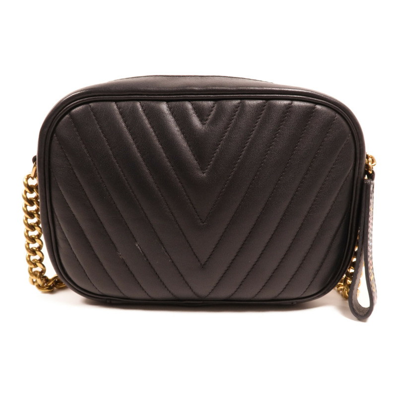 LOUIS VUITTON 牛皮皮革New Wave Camera Bag金扣鏈帶肩背袋-1