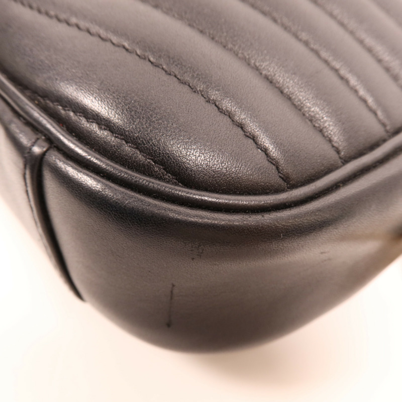 LOUIS VUITTON 牛皮皮革New Wave Camera Bag金扣鏈帶肩背袋-4