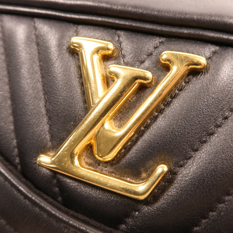 LOUIS VUITTON 牛皮皮革New Wave Camera Bag金扣鏈帶肩背袋-9