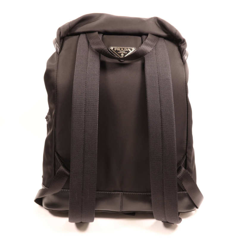 PRADA 尼龍Rucksack銀扣背包-1