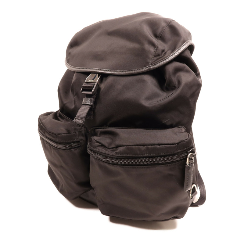 PRADA 尼龍Rucksack銀扣背包-2