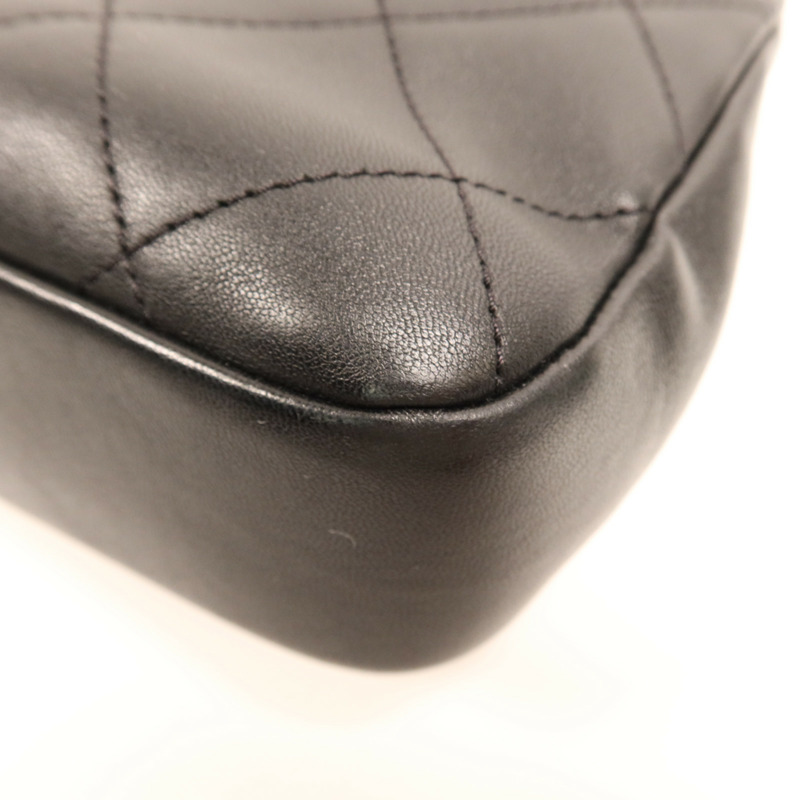 CHANEL 羊皮皮革Chain Shoulder Bag金扣鏈帶肩背袋-6