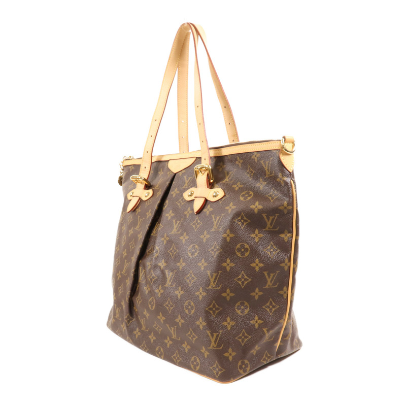 LOUIS VUITTON Monogram Palermo GM金扣手挽肩背兩用袋-2