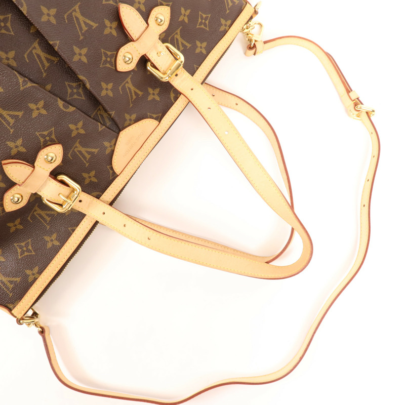 LOUIS VUITTON Monogram Palermo GM金扣手挽肩背兩用袋-4