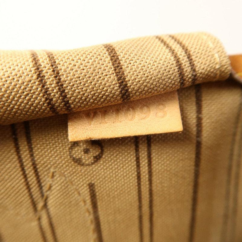 LOUIS VUITTON Monogram Neverfull MM金扣手挽袋-6