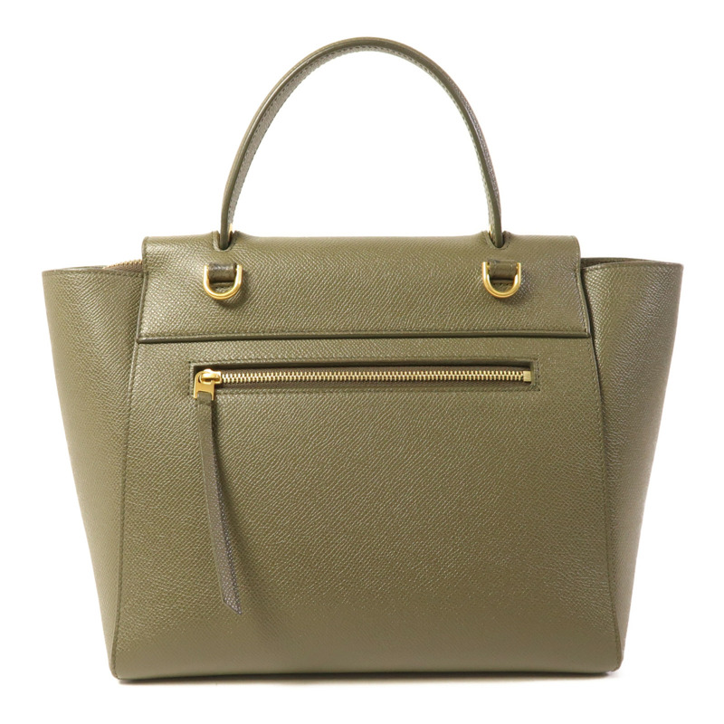 CELINE 牛皮皮革Micro Belt Bag金扣手挽肩背兩用袋-1