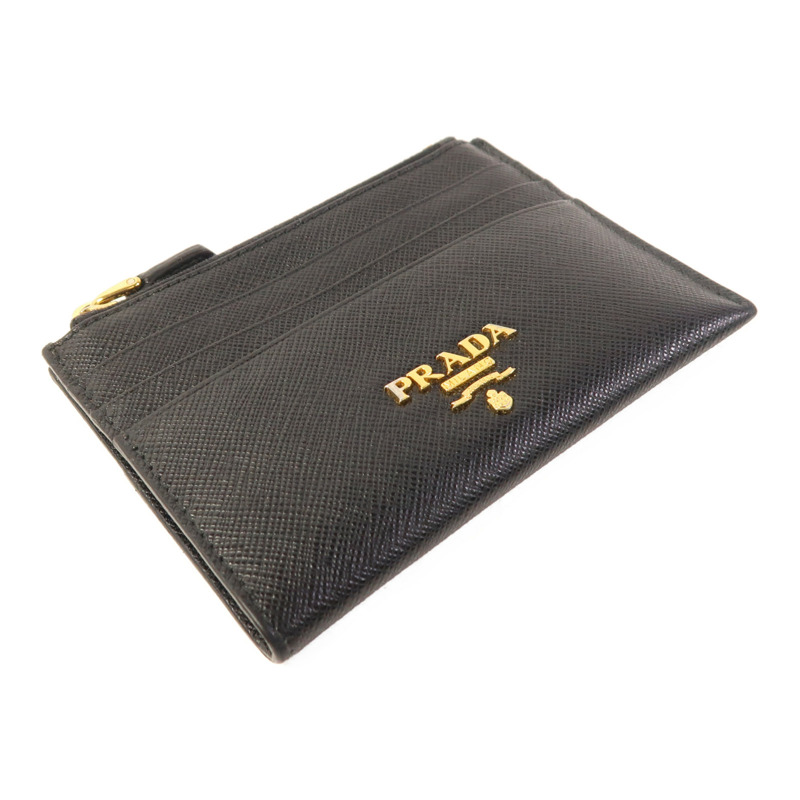PRADA 牛皮皮革Coin Case金扣零錢包-2