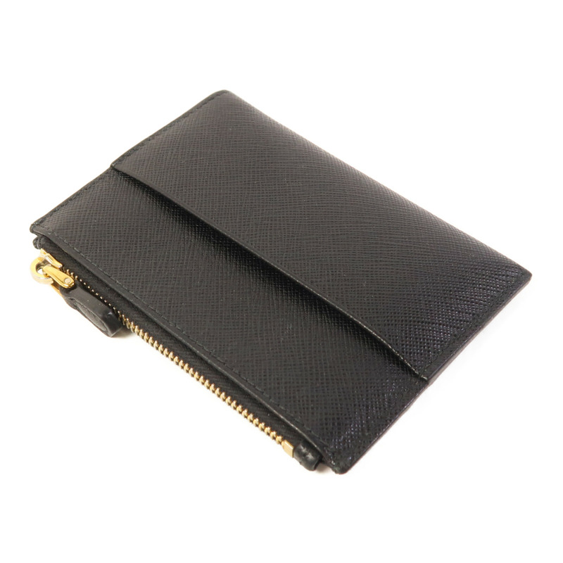 PRADA 牛皮皮革Coin Case金扣零錢包-3