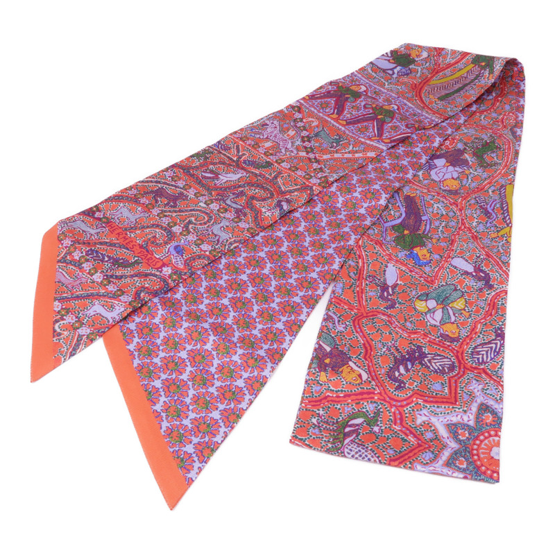 HERMES 絲質Maxi Twilly Slim絲巾-0
