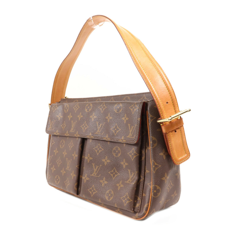 LOUIS VUITTON Monogram Viva Cite GM金扣肩背袋-2