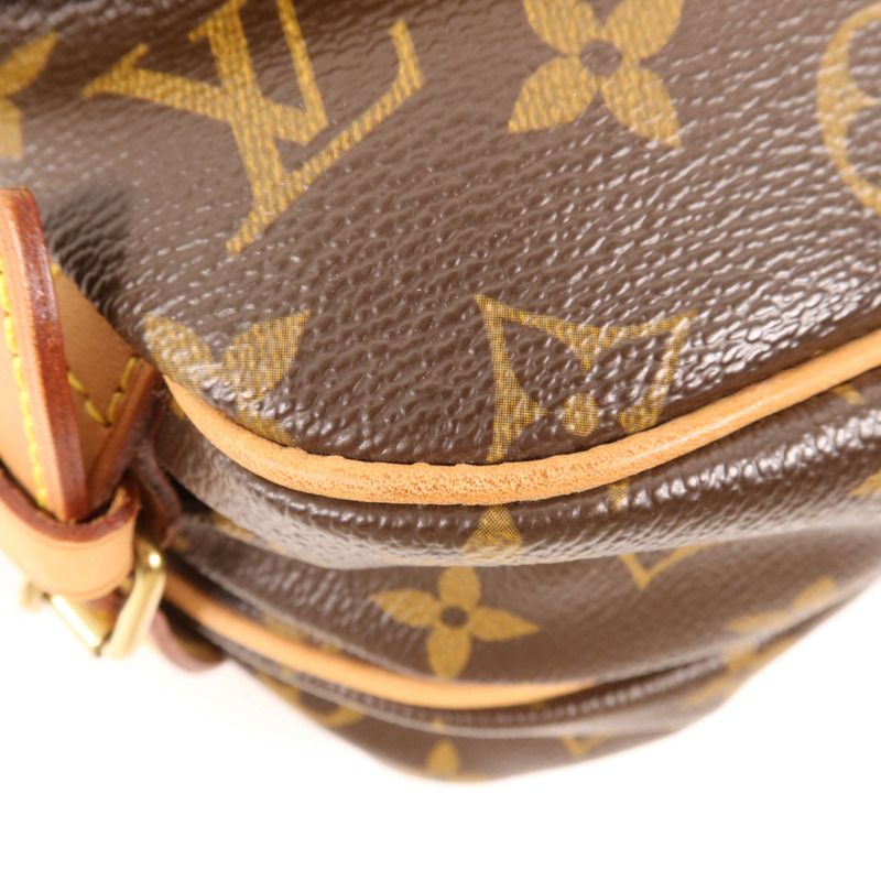 LOUIS VUITTON Monogram Saumur 30金扣肩背袋-13