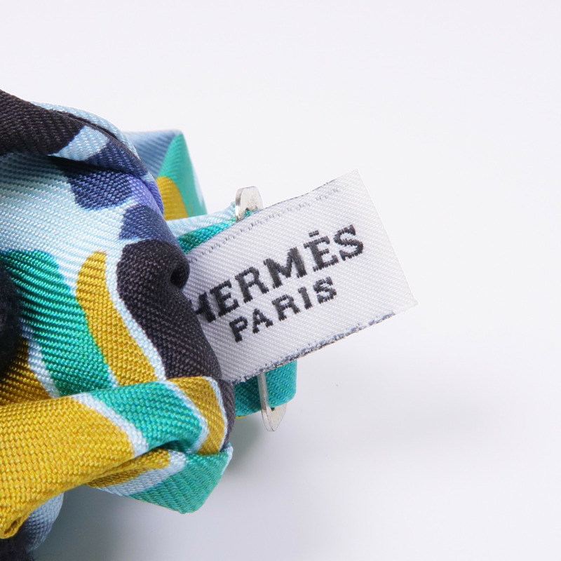 HERMES 絲質Bowtie領結-8